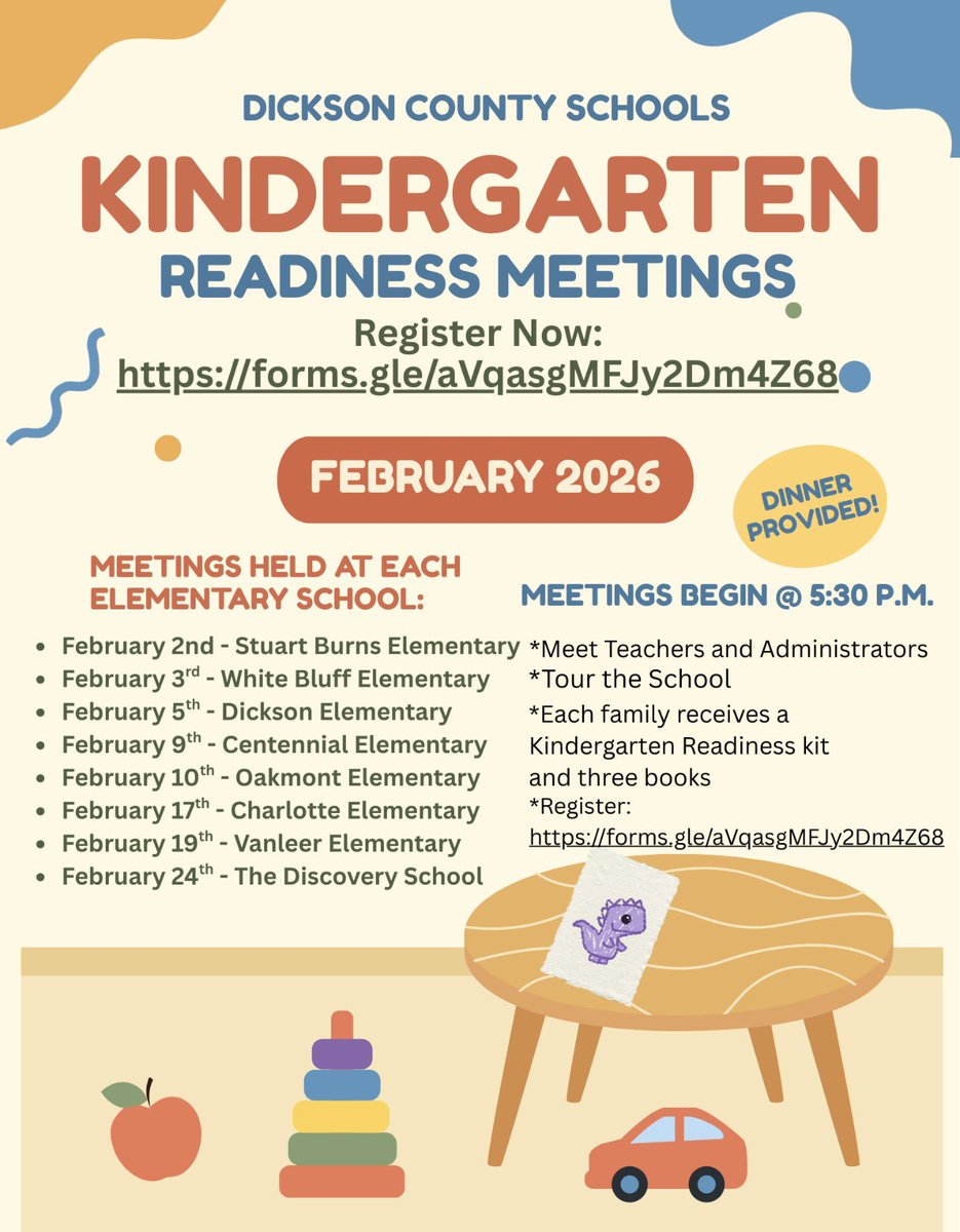 Early Learning Director, Dickson County Schools tweet media