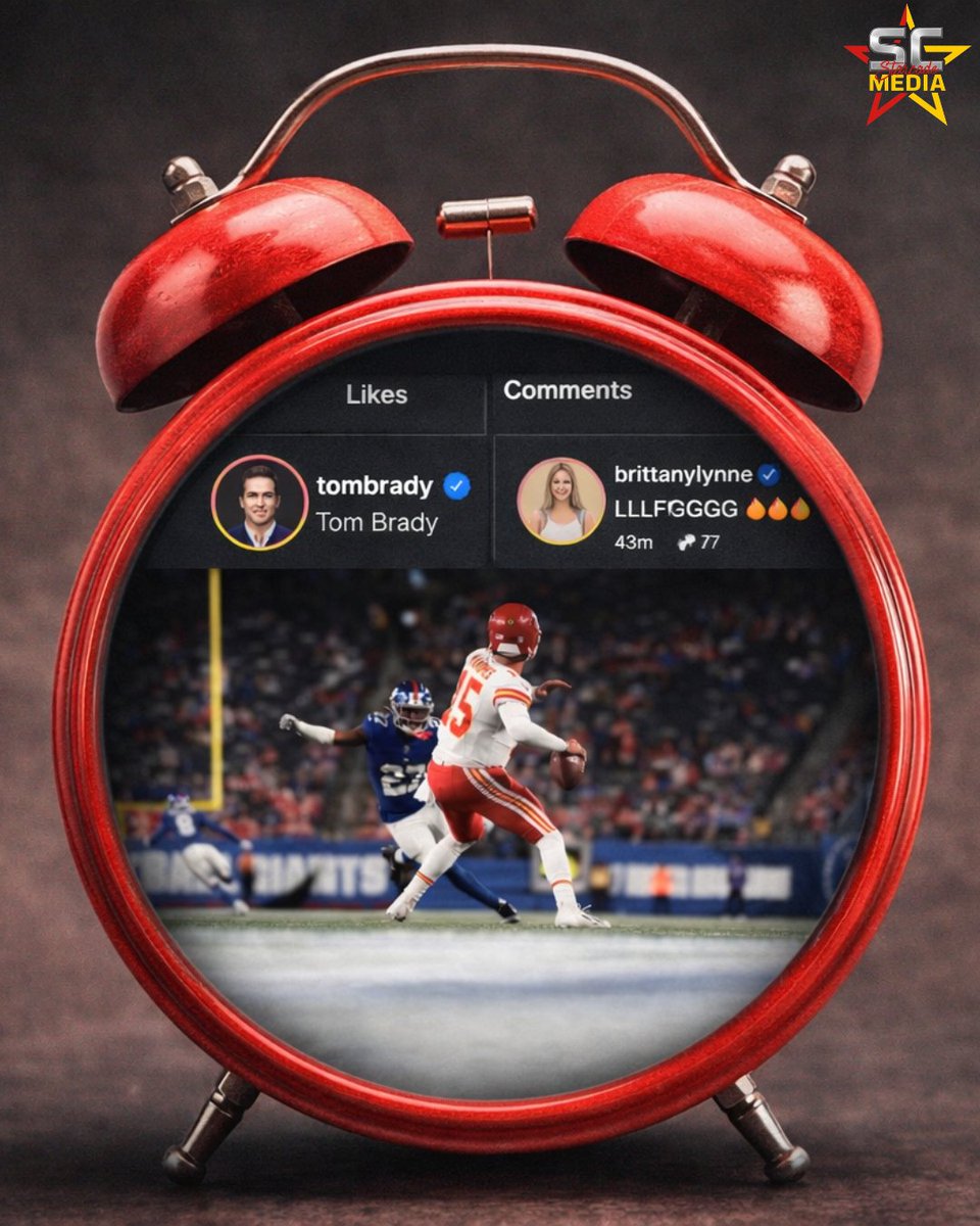 StarcadeMediaKC's tweet image. #PatrickMahomes made his signature clock post, and we can't wait for the return! #TomBrady liked the post &amp;amp; Brittany #Mahomes commented LLLLFGGGG 🔥🔥🔥! 

via IG | patrickmahomes