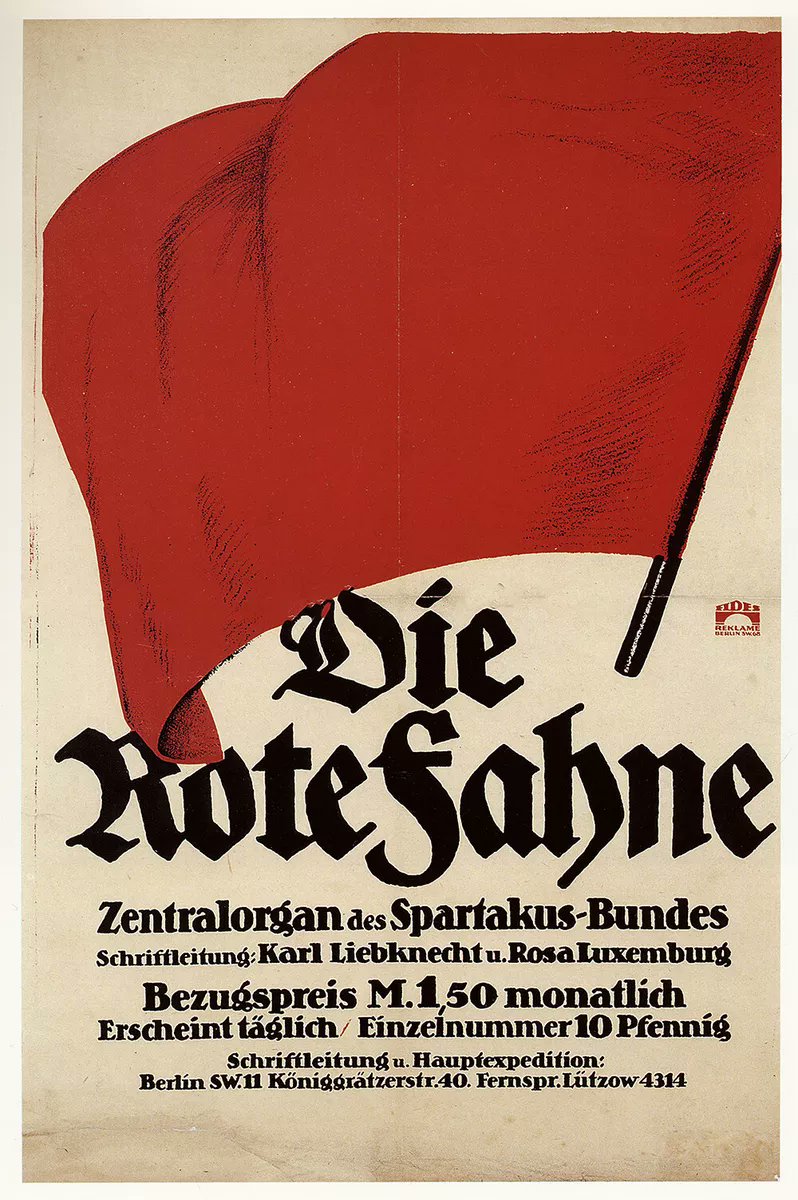 "En este momento, la consigna, el grito de alerta, como solo puede alzarse en el gran período de cambio global, resuena de nuevo en la Internacional y el proletariado alemán. Esa consigna es: ¡Imperialismo o socialismo! ¡Guerra o revolución! ¡No hay tercera vía!", R. Luxemburg 🚩