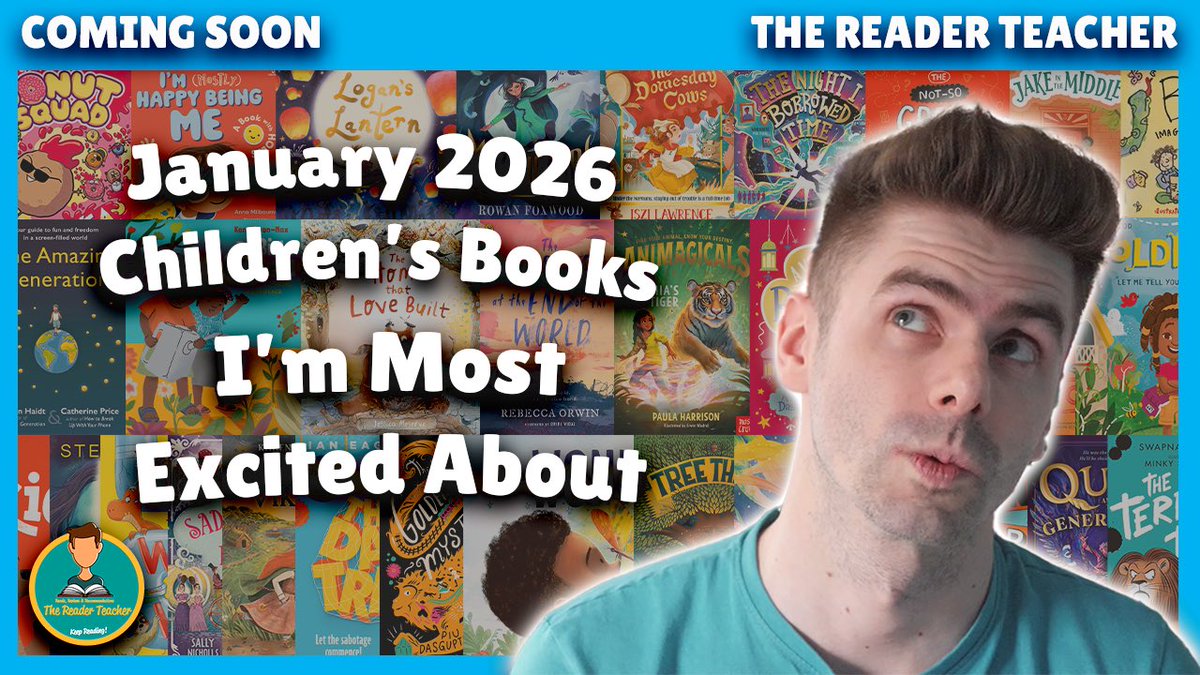 👀📚Check out my JANUARY 2026 Children’s Books I’m Most Excited About video over on my YouTube channel. Please subscribe!

📖🌟Each month, I put together #ComingSoon videos previewing my most anticipated children’s books releases to bump up your TBRs!

➡️ youtu.be/xP68UZx6sqA?fe…