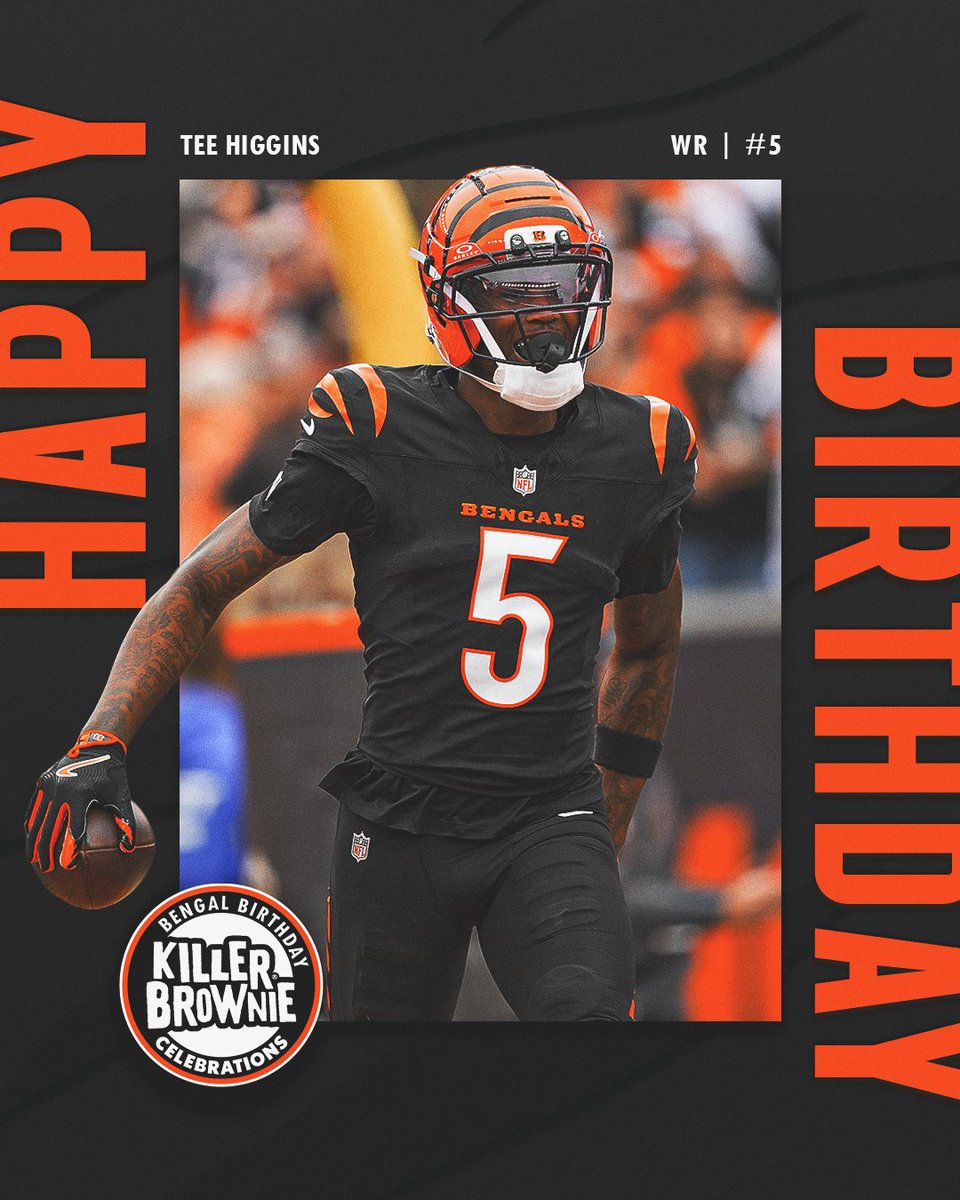 Happy birthday @teehiggins5 🎉
Presented by Killer Brownie