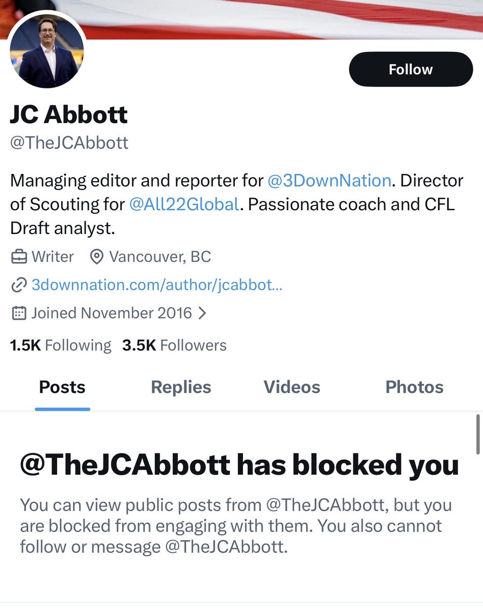 LWillson_82's tweet photo. Update 🚨 after calling him out on his blatant fake news. Mr. Quidditch has blocked me. https://t.co/tbnjaWTK3X