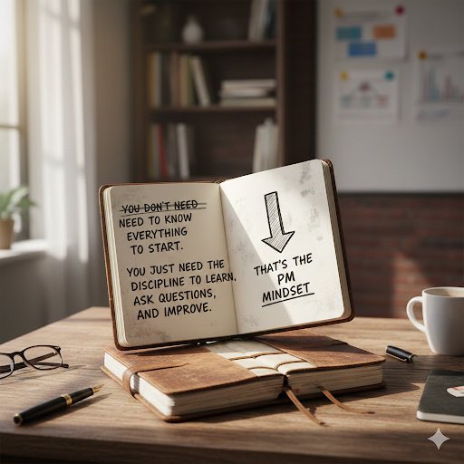 You don’t need to know everything to start.
You just need the discipline to learn, ask questions, and improve.

That’s the PM mindset.
#LearningInPublic #ProjectManagement