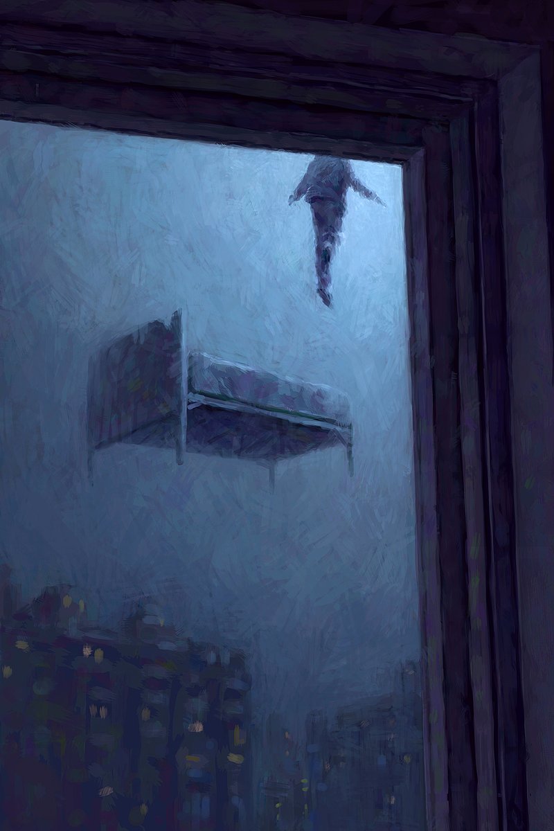solisolsoli's tweet photo. A Sleepless Night by Chih Illustration https://t.co/BD8DxEchAb