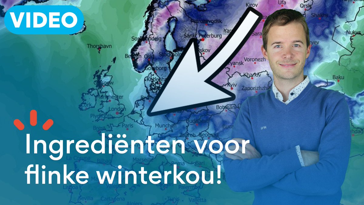 NoodweerBenelux's tweet image. De periode tussen 20 januari en 30 januari 2026 wordt interessant voor de liefhebbers van #kou. Vanuit het oosten van Europa lonkt continentale kou met kans op #schaatsweer. Meer details: youtu.be/pOCFLwbgCVY?si… 🔴