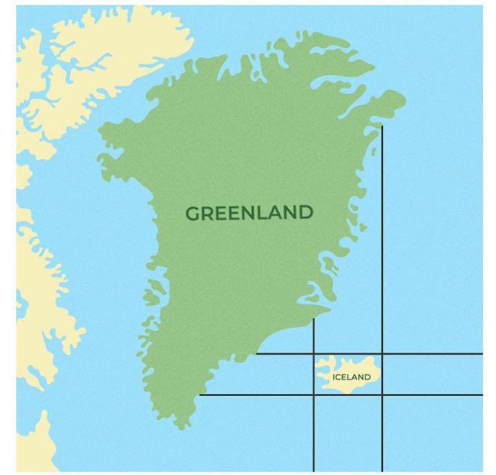 RegionalEU's tweet photo. Fun fact : Greenland 🇬🇱 is further North, South East and West than Iceland 🇮🇸 https://t.co/EDK6pDiNEw