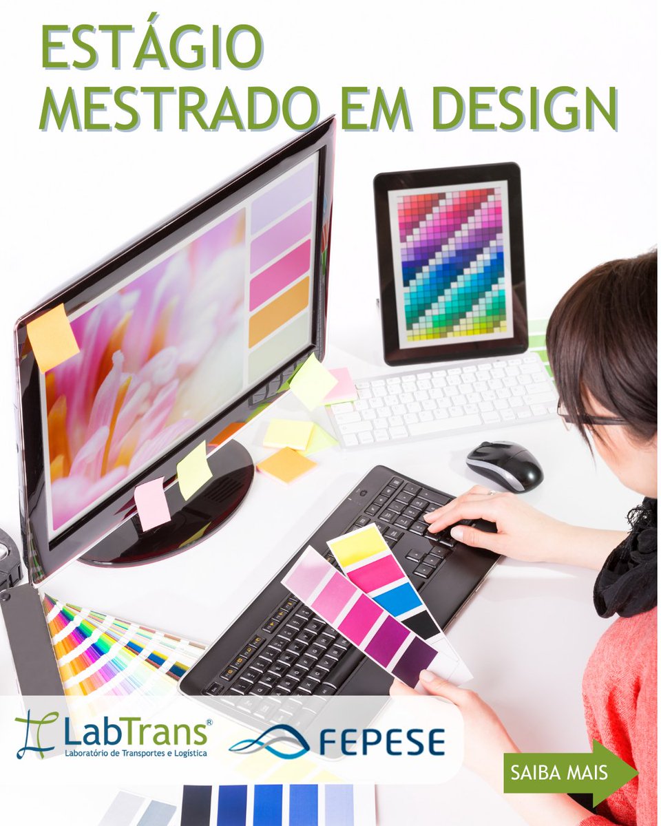 LabtransUFSC's tweet image. 🎯 Você está no mestrado em Design e quer um estágio que valorize suas habilidades criativas e analíticas?
O LabTrans/UFSC está com vaga aberta para estágio presencial voltado a estudantes de mestrado em Design! Uma oportunidade para atuar em projetos estratégicos e colocar seus…