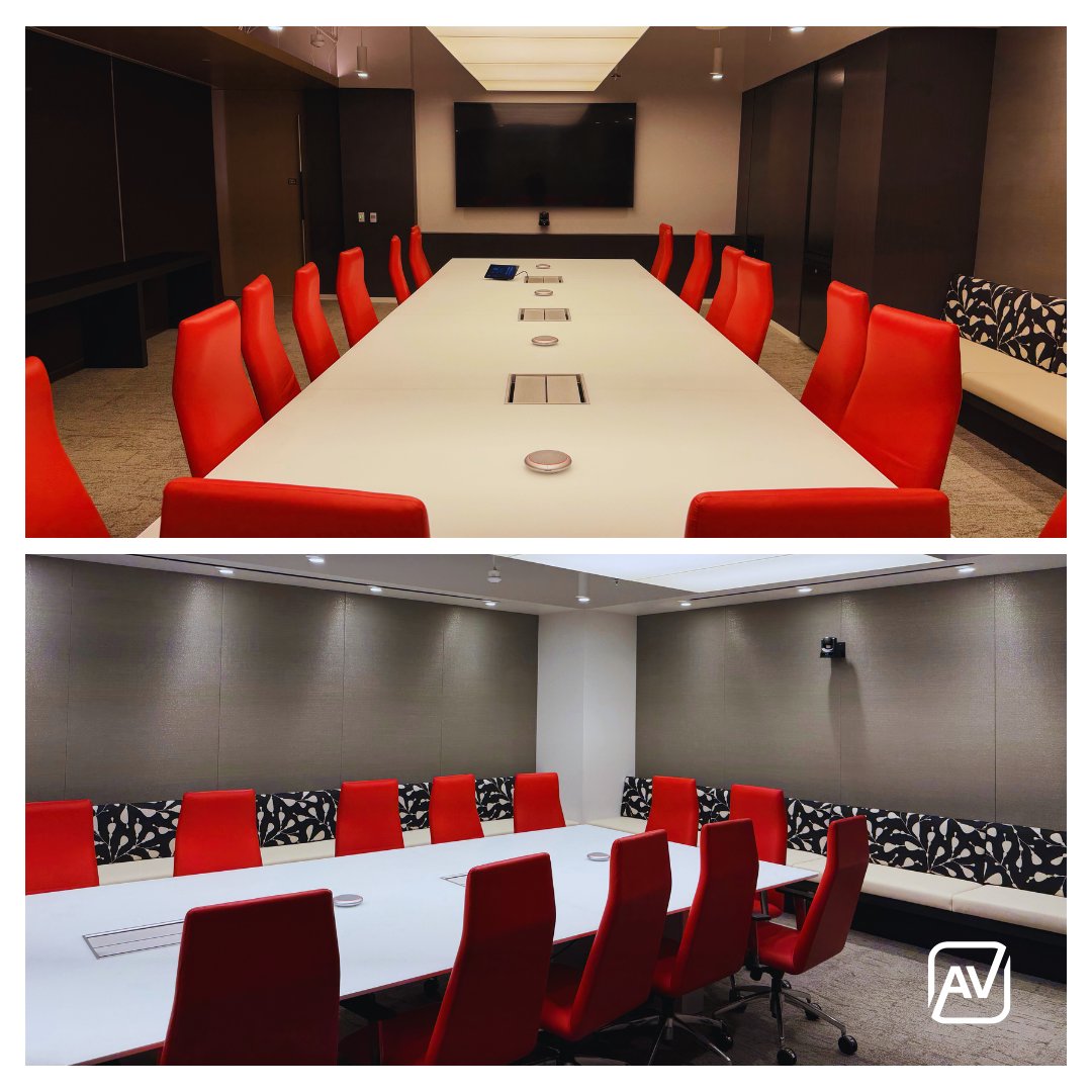 AVPlanners's tweet photo. We just wrapped a flagship conference room upgrade for a leading LA accounting &amp; advisory firm. Kept their 98" @SonyElectronics display and built a clean, easy-to-use Q-SYS system around it.

Planning a 2026 refresh? https://t.co/T7wRJpXkyP https://t.co/U63XRhleCG