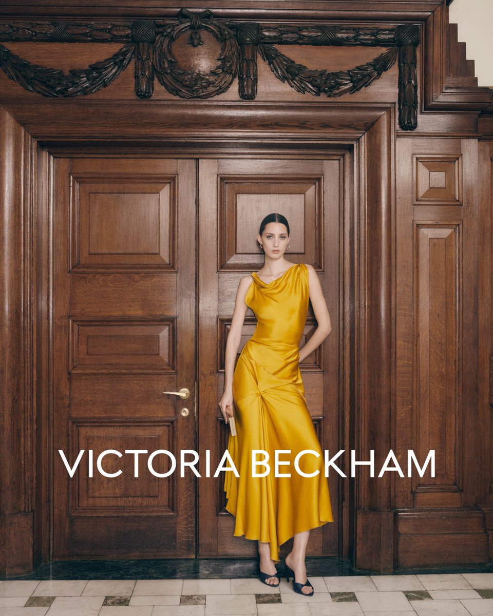 Make an entrance they won't forget with the Posy Midi Dress In Sunset  Yellow. Discover the Radiance capsule at https://t.co/13L49dBazI at 36  Dover Street.