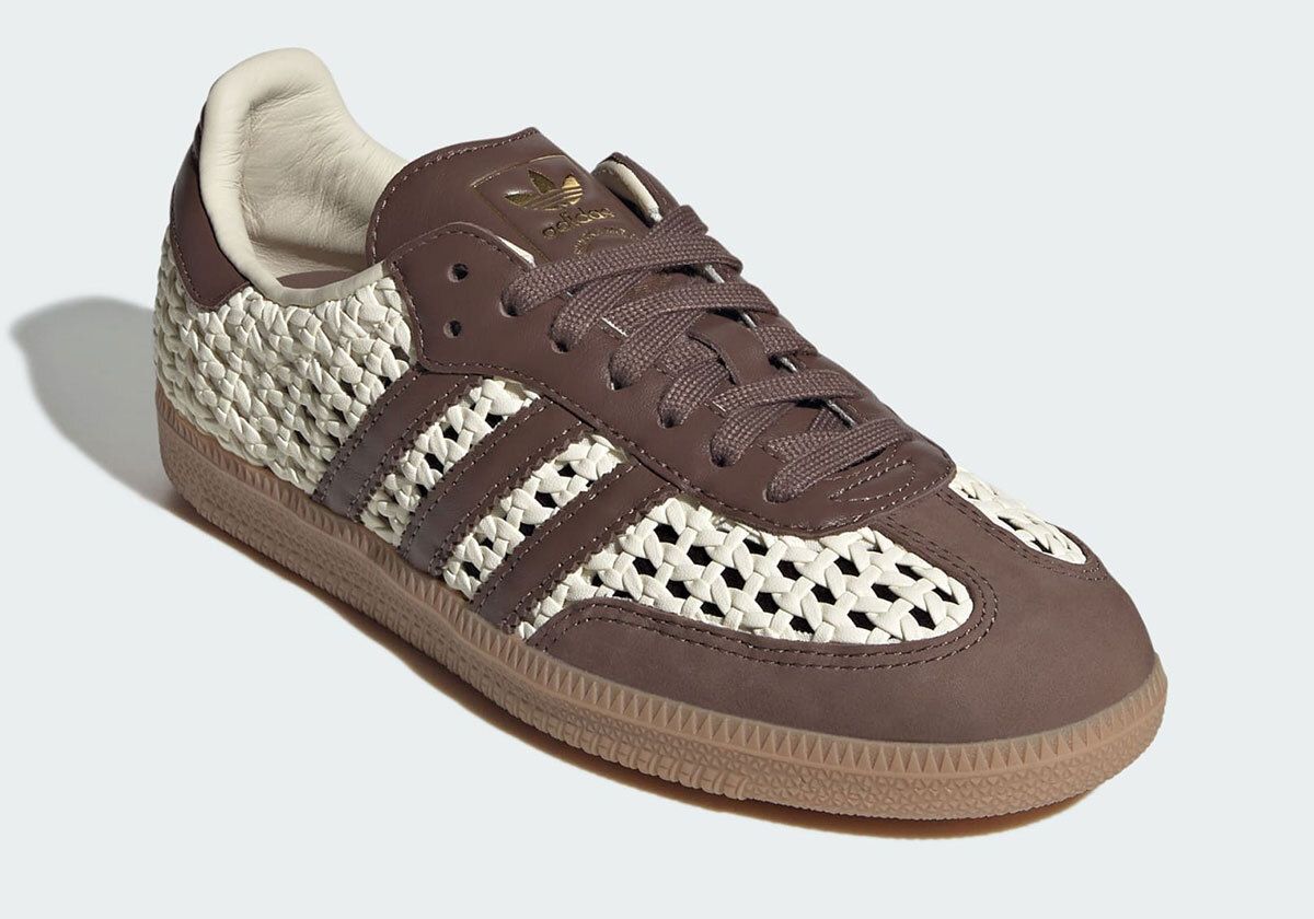 SneakerNews's tweet photo. "Basket Weave" materials refresh the adidas Samba, Taekwondo Mei, and Stan Smith for Spring 🧺 

⌛ Coming soon to adidas site 

Full info: https://t.co/jpOqXZjXqz https://t.co/1QvqSK4cbx