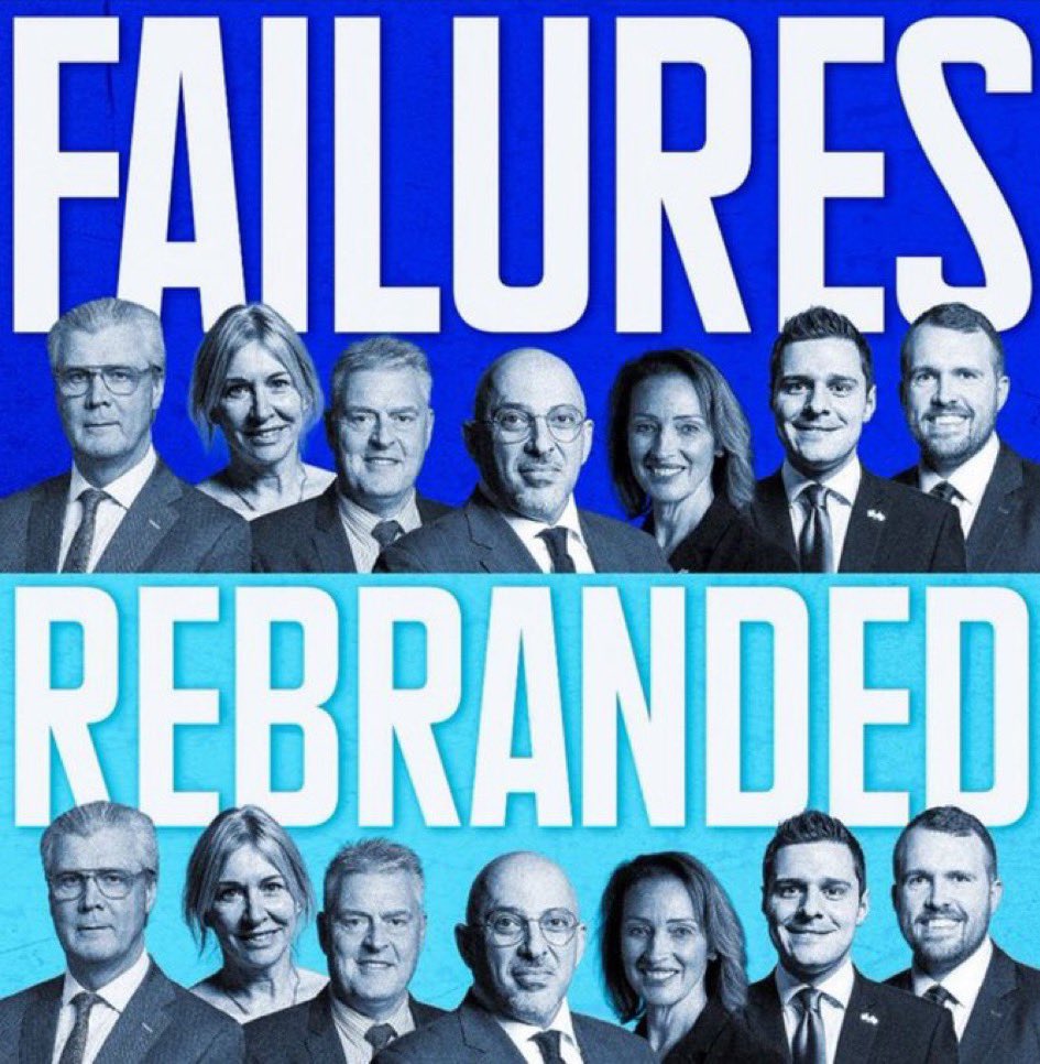 reece_dinsdale's tweet image. What kind of person endures 14 yrs of Tory incompetence &amp;amp; corruption, votes to oust them, &amp;amp; is then hoodwinked by a master grifter to vote the very worst of them back in again for more of the same. 
It’d be lunacy on a grand scale. 
Turquoise Tories.
Careful what you wish for.