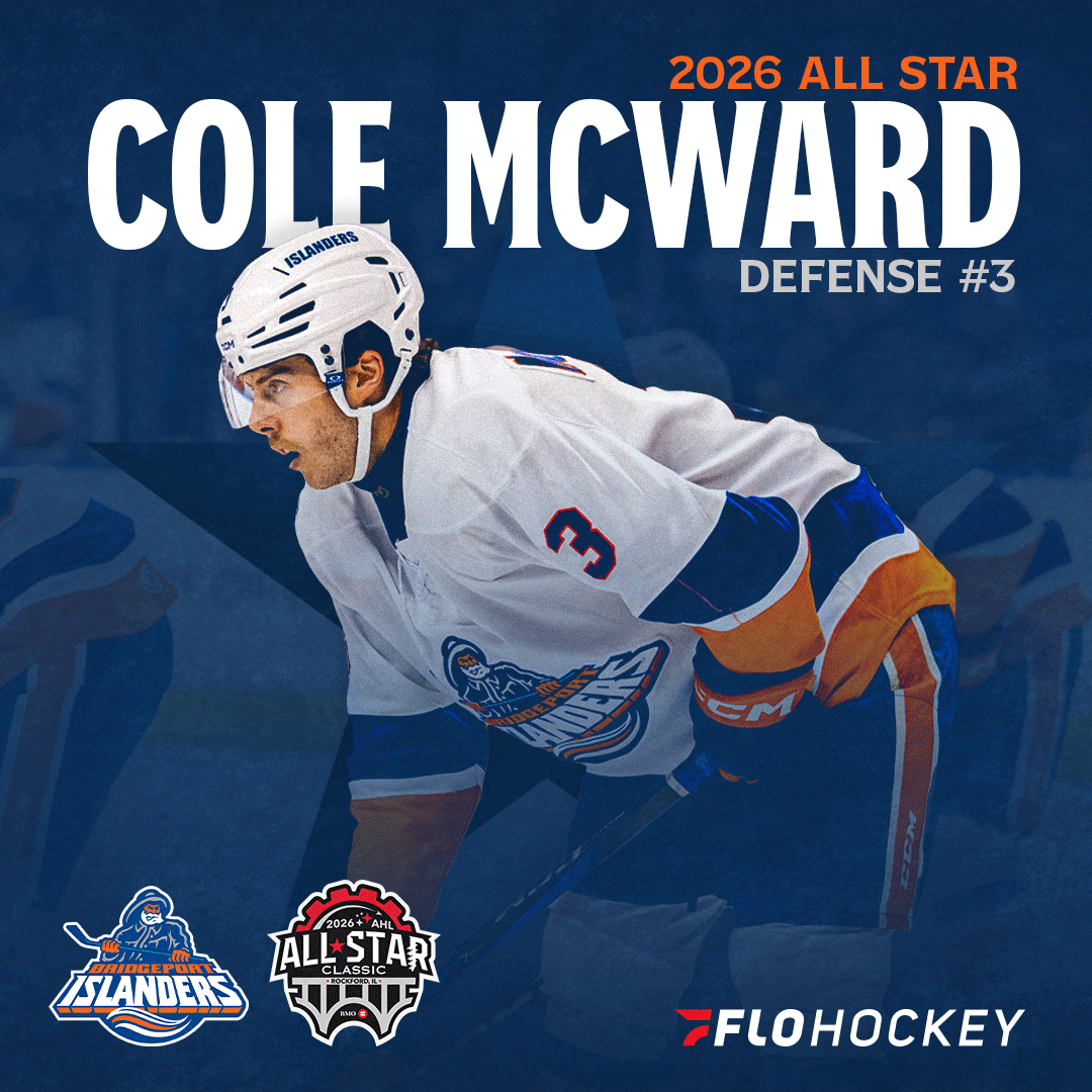 AHLIslanders's tweet photo. Congratulations to Cole McWard for being selected as our 2026 AHL All-Star! ⭐️ @FloHockey https://t.co/vs65193QtD