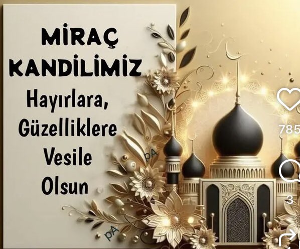 Dualarımızın kabul olması dileğiyle Mirac Kandilimiz  mübarek olsun. 
Dua eder 🤲🤲
Dua beklerim 🌹🌹🤲🤲