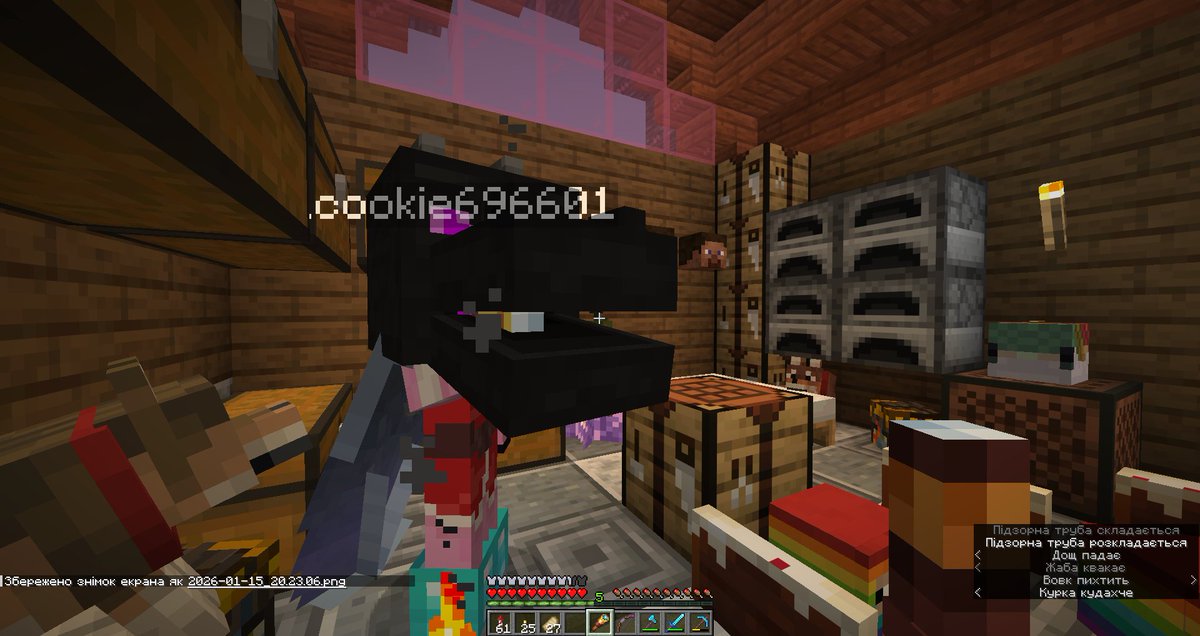 if ur using spyglass while wearing a dragon head it looks like ur smoking😭😭
also my house is a total mess lmao