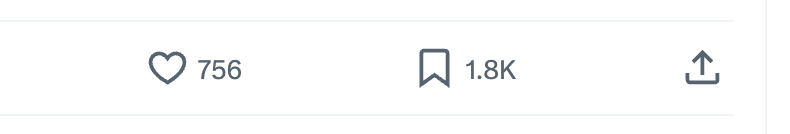 This is the typical bookmark-to-like ratio on posts about AI tips+tricks — does anyone ever review t