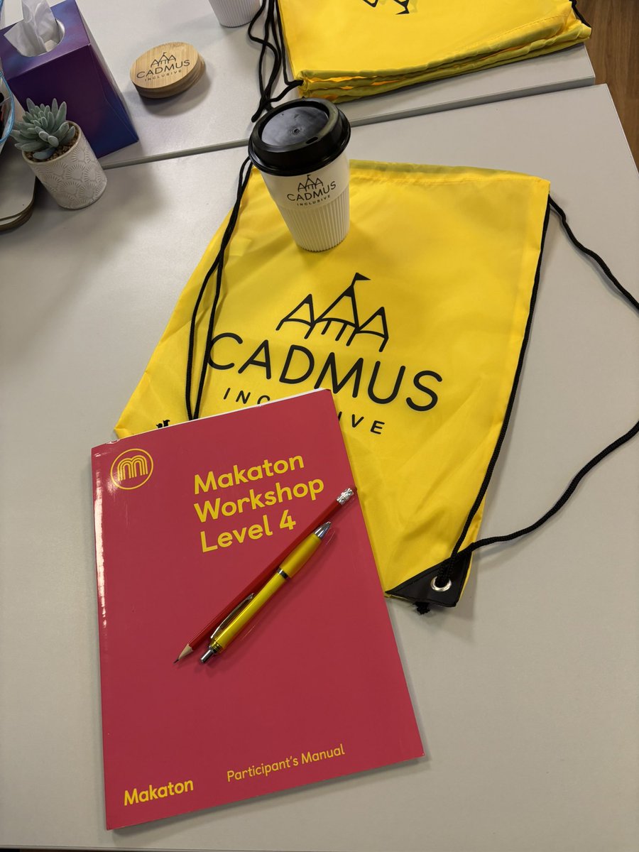 cadmusinclusive's tweet photo. We have had a wonderful day delivering Makaton Level Four. Thank you to the wonderful attendees - your signing was just brilliant! It is a pleasure and privilege to have a hand in opening up the world through communication! ❤️💡

#makaton #CommunicationMatters #inclusion https://t.co/c8wF2WnX6B