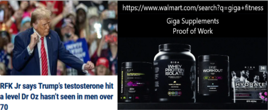 Who sent Trump the GIGA Supplements?
$GIGA to 1000 billion