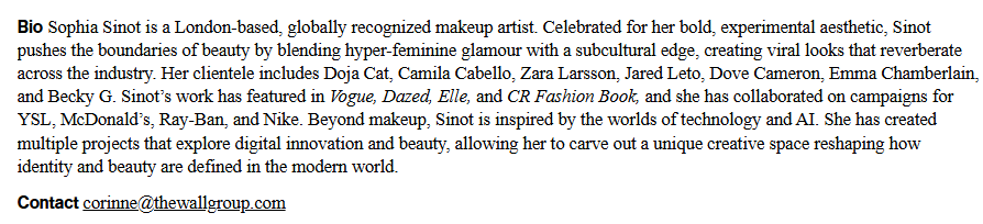 pot8um's tweet image. y'all think i'm making this up as if @sophiasinotx isn't cited all over the internet gushing about her love for generative ai (midjourney) within her work

take it up with her. i'm not the one fucking over real artists! i'm simply pointing it out.

argue with the wall.