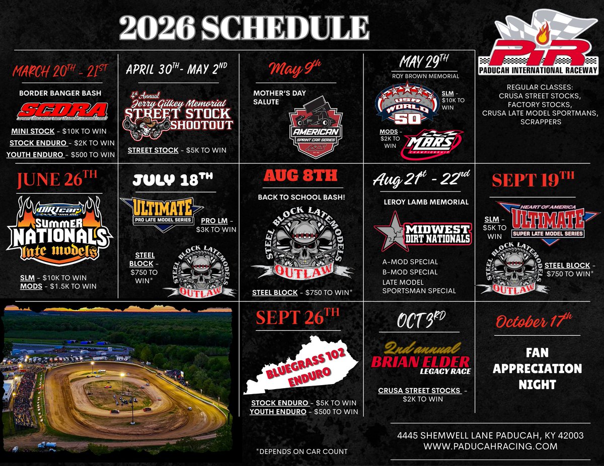 Paducah International Raceway tweet media