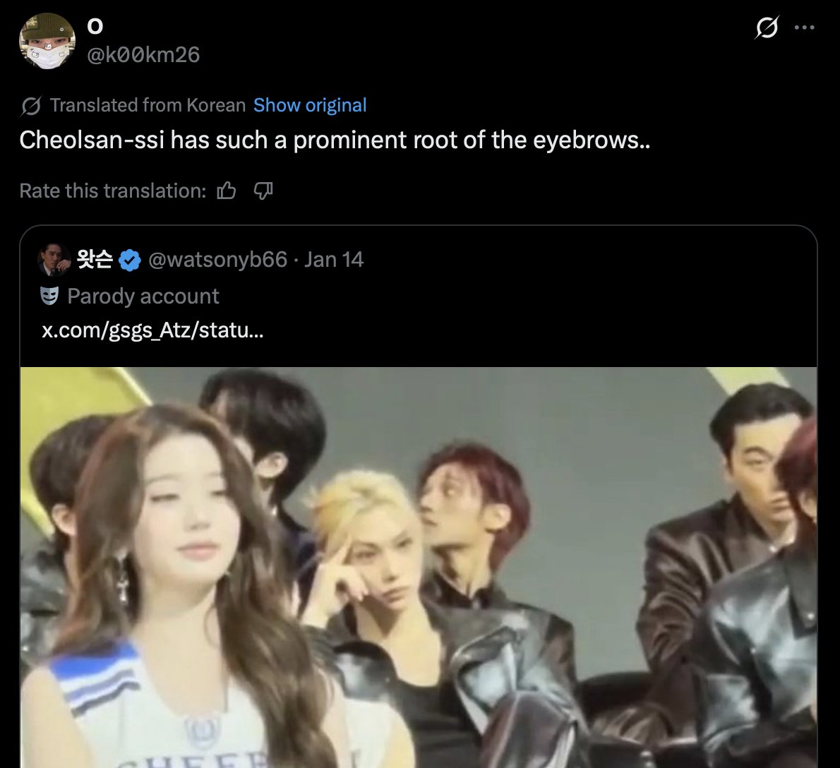 cccamanse's tweet image. OMG not all the Korean qrts being about Choi San