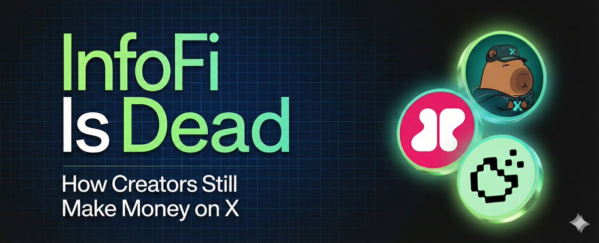 InfoFi is dead.
If you depended on it to survive, read this carefully.

X didn’t kill creators.
X killed fake value.

And if you’re panicking right now, it means one thing:

You were getting paid for activity, not usefulness.

Here’s the truth no one is saying out loud 👇

For