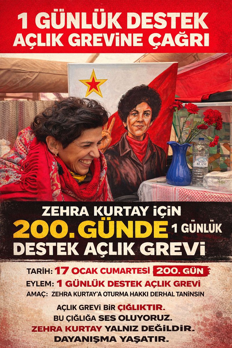 HalknSesi20261's tweet photo. Zehra Kurtay’la Dayanışma Komitesi: Zehra Kurtay’ın Süresiz Açlık Grevi Direnişinin 200. Gününde 1 Günlük Destek Açlık Grevindeyiz
Tarihi dünya halklarına yönelik katliamlar, işgallerle dolu olan Fransız emperyalizmi suçlarına yeni suçlar eklemeye devam ediyor. https://t.co/d5jSJvZFq9