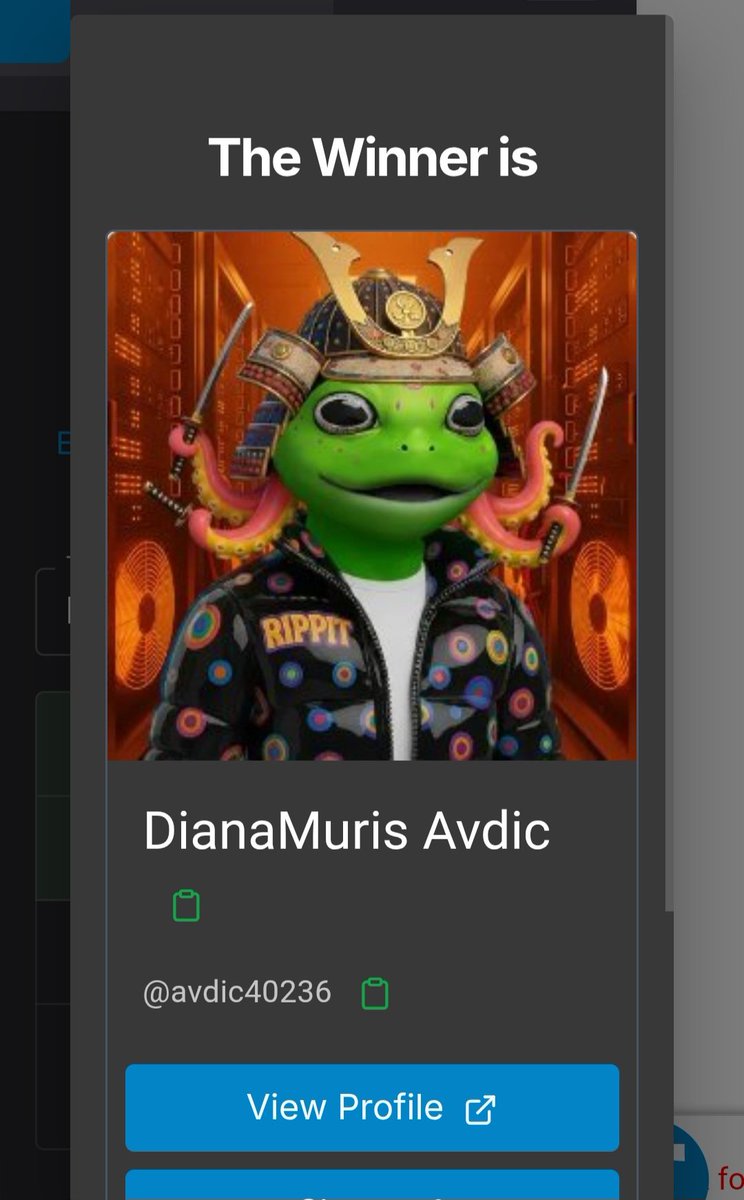 Congrats <a href="/avdic40236/">DianaMuris Avdic</a> you won! Draw ID: 1768507908462 Follow for more <a href="/xpickr/">Xpicker2</a> xpickr.com #xpickr