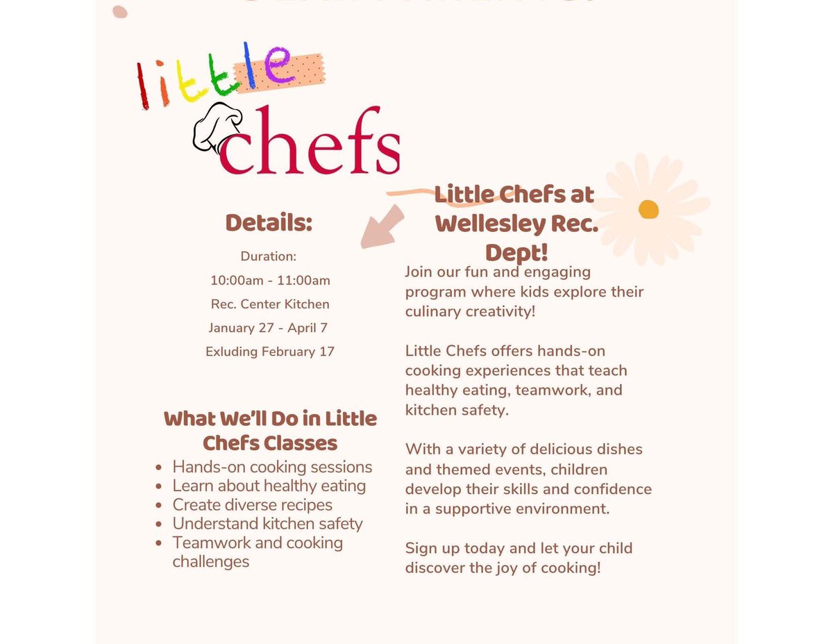 Recwellesley's tweet image. Ages 3-6