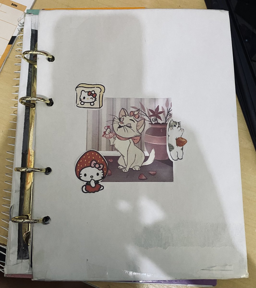adotei o método de caderno de erros, off topic: eu quem fiz essa capinha 🥹
