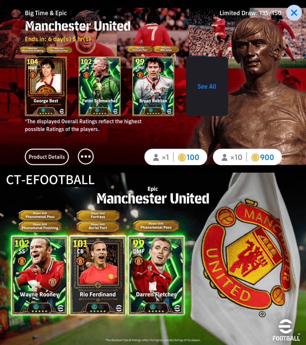 Now we have 2 Pack Manchester United in eFootball2026