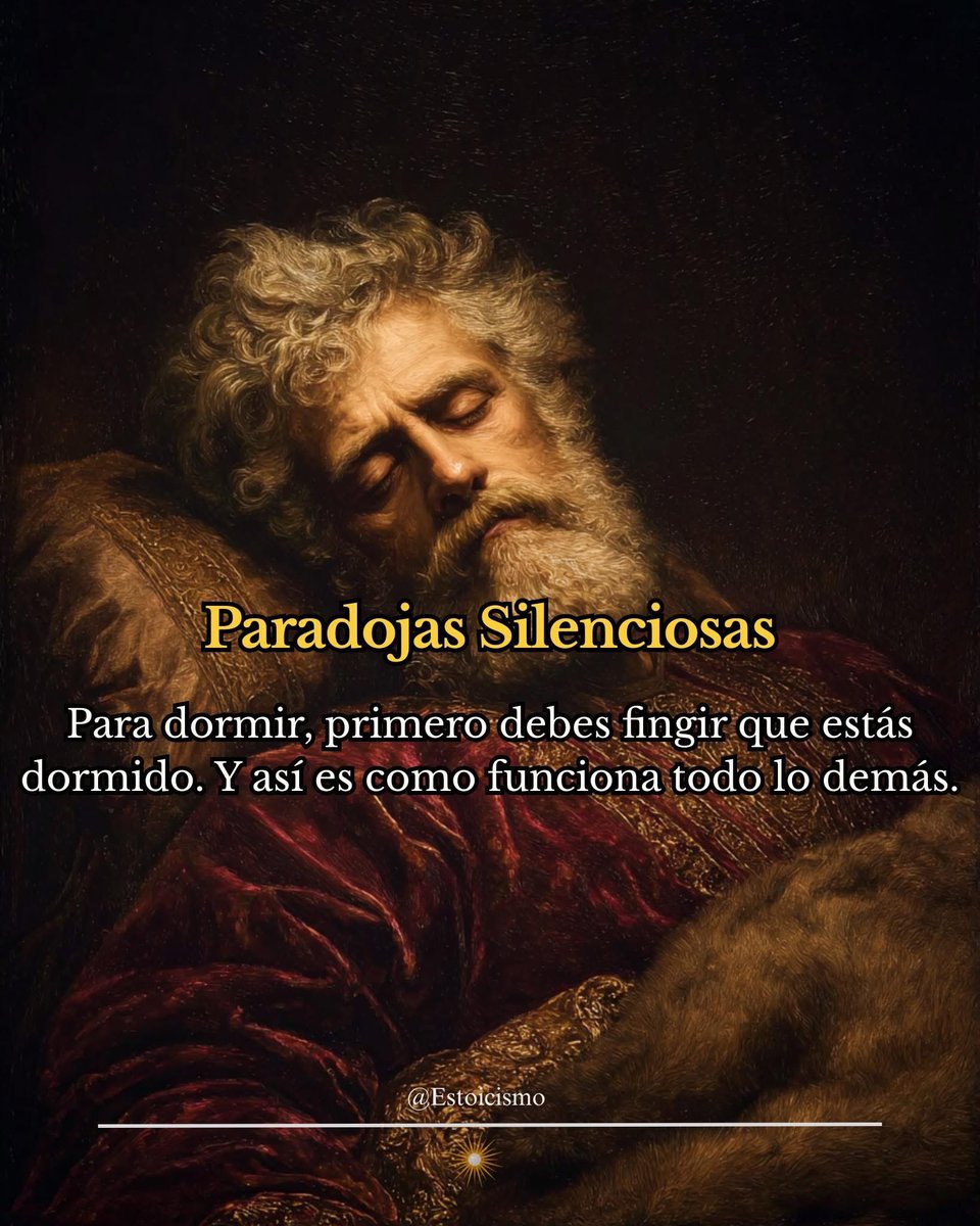 musicandsoularg's tweet photo. 💡  LA VIDA OPERA MEDIANTE SILENCIOSAS PARADOJAS 💡

Te conviertes en quien eres al actuar antes de creer. La confianza crece cuando finges ser valiente. La calma llega al comportarte como si ya estuvieras en paz. La disciplina comienza antes de que aparezca la motivación. La mente sigue la guía del cuerpo. El cambio no espera a la certeza. Tú te mueves primero; la fe llega después. La maestría empieza con la imitación. Con el tiempo, fingir se transforma en realidad.

Actúa primero. Cree después. Transforma tu vida desde ahora.