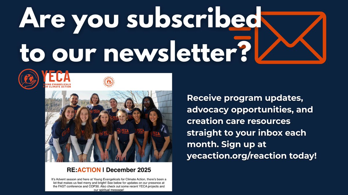 Young Evangelicals for Climate Action tweet media