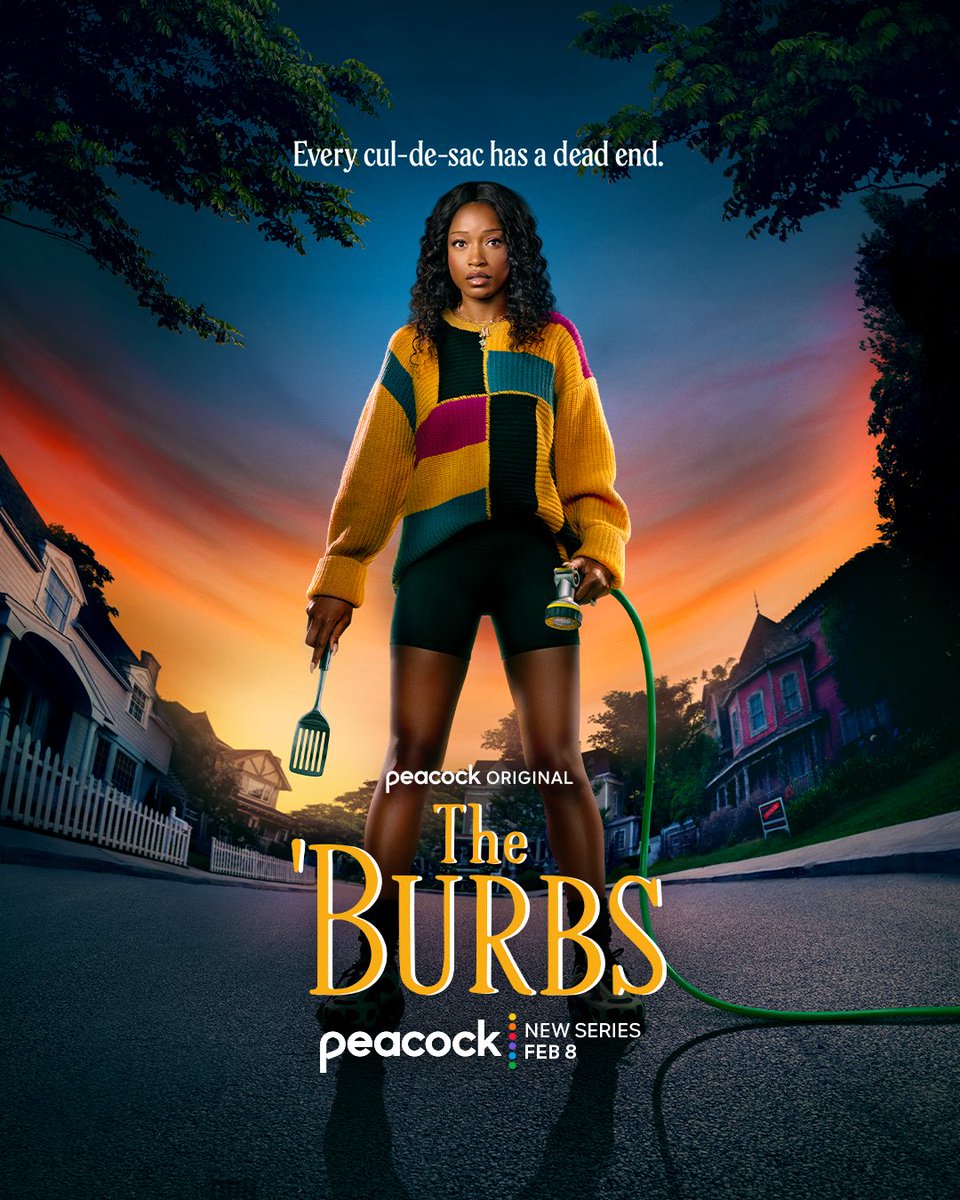 KekePalmer's tweet image. Get ready for #TheBurbs coming February 8 on Peacock!