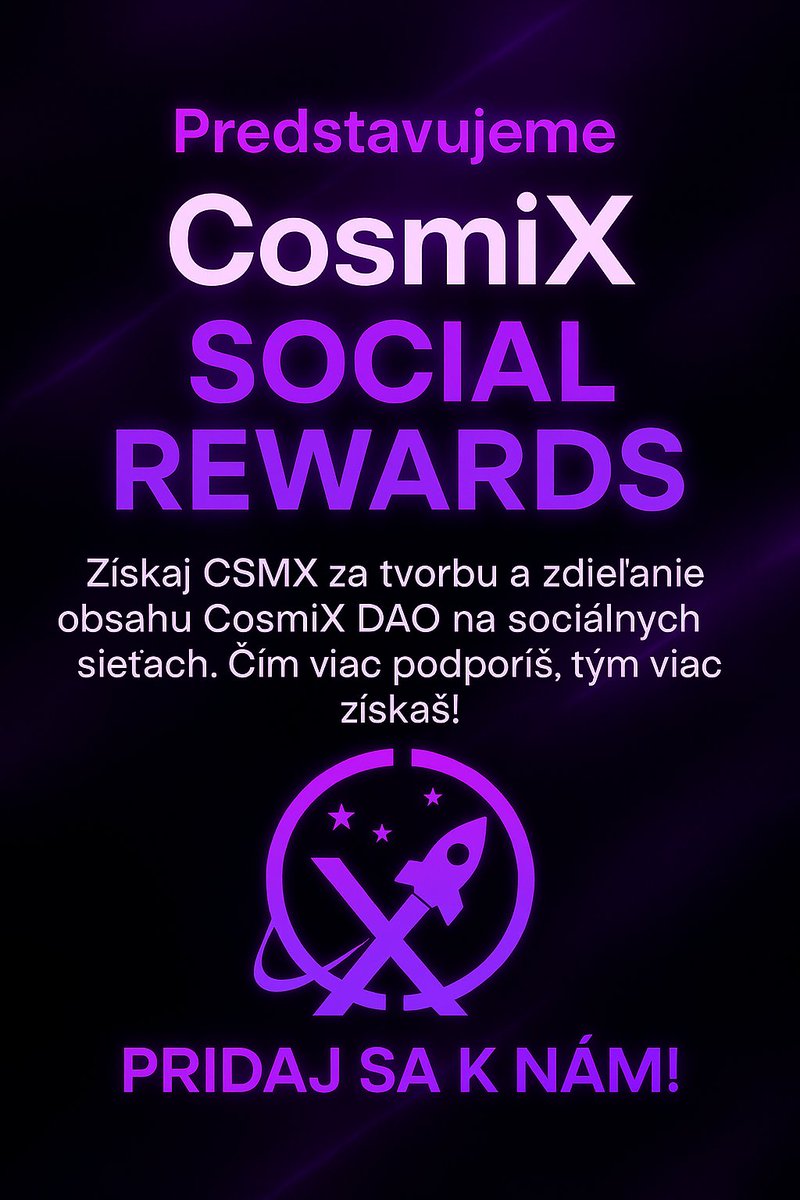 CosmiX DAO tweet media