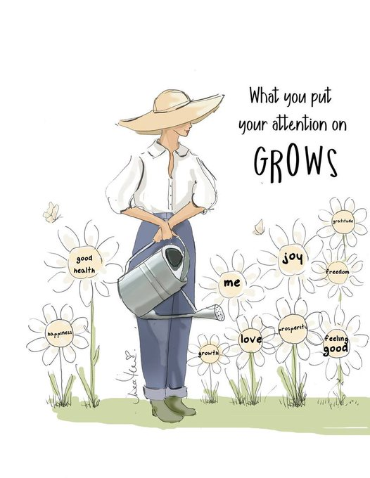 Water your joy, your peace, your becoming.