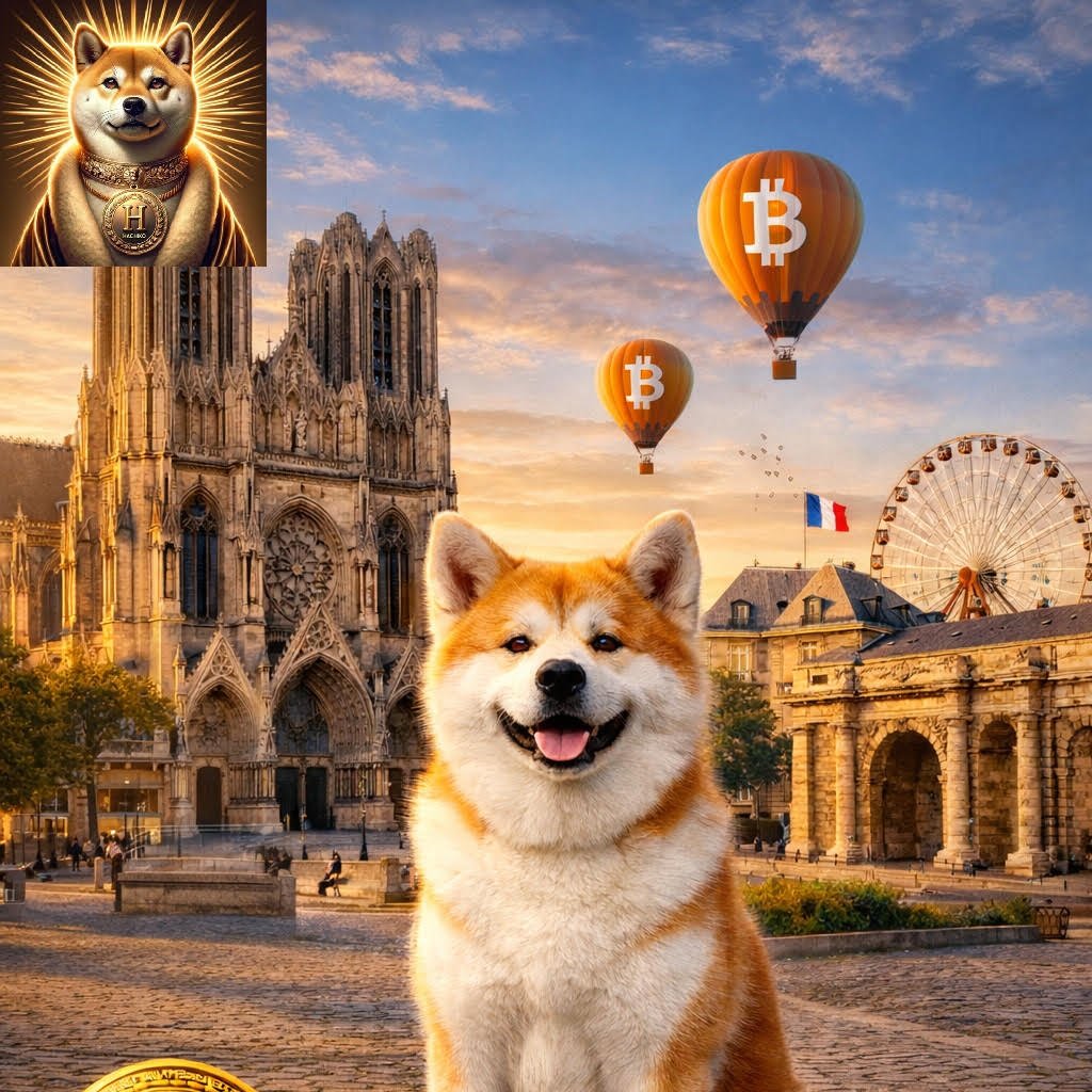 Hachiko Crypto in Reims. Hachiko Crypto on the move — where the timeless  beauty of Reims meets a new adventure. #HachikoCrypto #HachikoOnTour  #ReimsVibes #VisitReims #TravelMeme #CryptoTraveler #MemeOnTheMove  #CityExplorers #PawsAcrossTheWorld #Hachiko ...