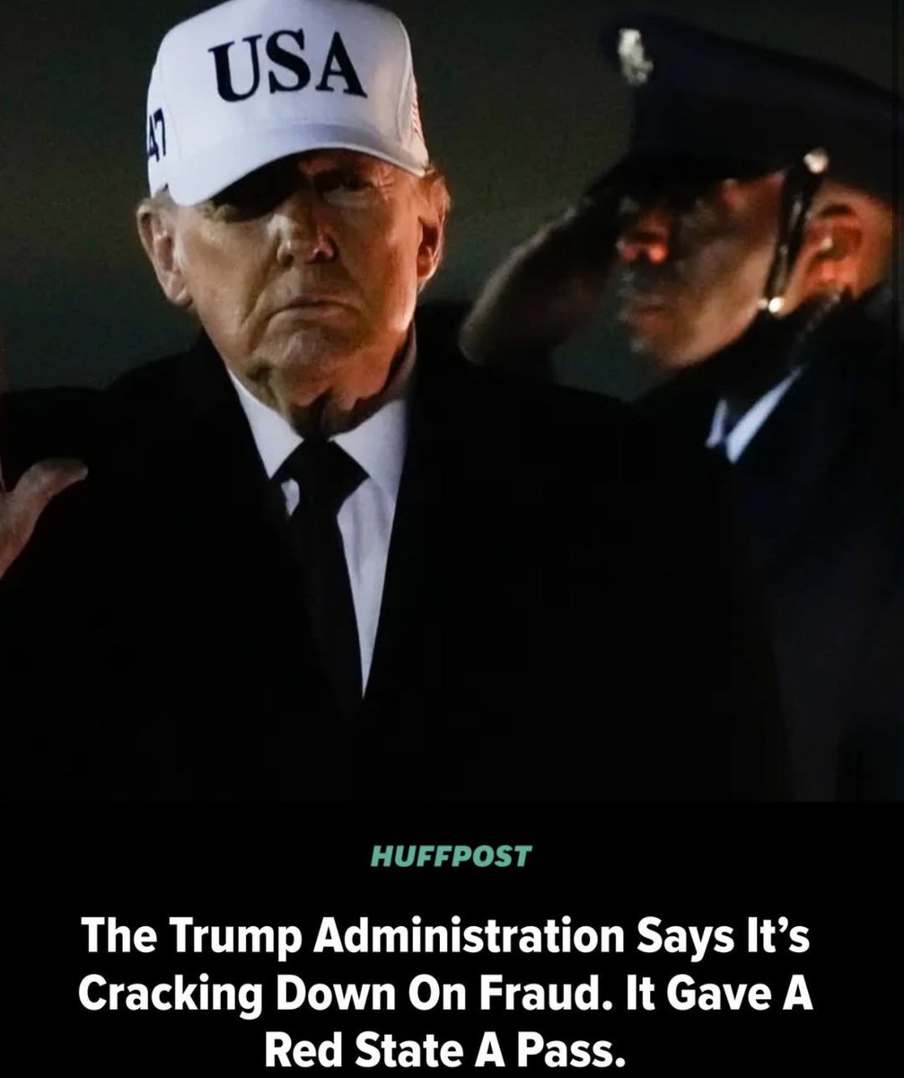 Trump admin slams “fraud” in blue states by freezing $10B in congressionally approved funds… but quietly reversed a $100M penalty on red Mississippi’s massive welfare scandal.

Suddenly, MAGA’s “investigative journalists” <a href="/nicksortor/">Nick Sortor</a> , <a href="/nickshirleyy/">Nick shirley</a> , and <a href="/bennyjohnson/">Benny Johnson</a> are