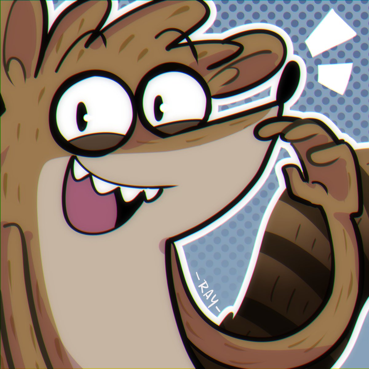 He's always so fun to draw

#RegularShow