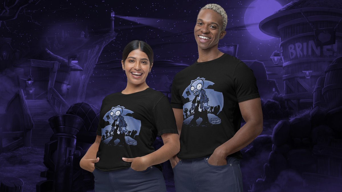 Show your love for zombies who work overtime. The #PlantsVsZombies Night of the Zombies Tee is here. 🧟‍♂️🪦 

finalbossbundle.com/products/plant…