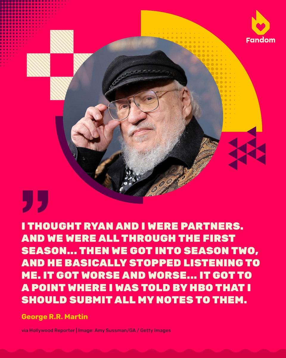 getFANDOM's tweet image. When the #HouseOfTheDragon showrunner presented his vision for Season 3, George R.R. Martin reportedly said “This is not my story any longer.”