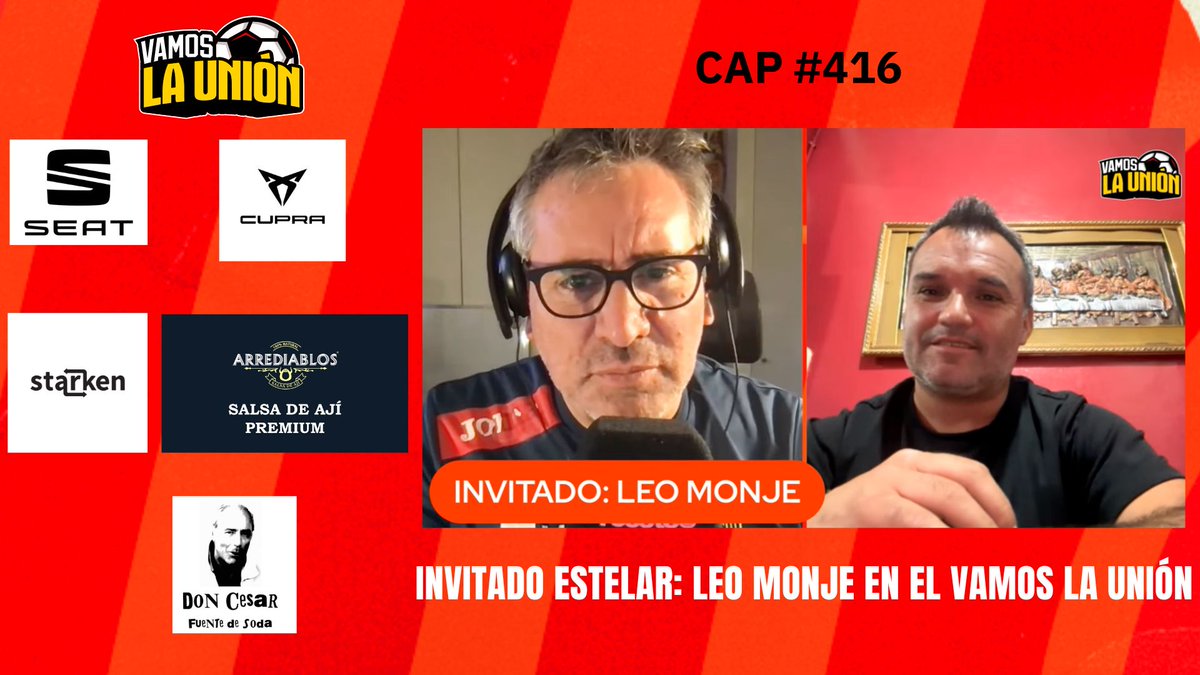 Pases en profundidad con Leo Monje en el Vamos La Unión! Buena conversación futbolera con el delantero que estuvo dos años en el club, además, revisamos las novedades del club con <a href="/jpromano/">Juan Pablo Roman</a>, imperdible capítulo de la terapia! youtube.com/watch?v=gJBmqm…