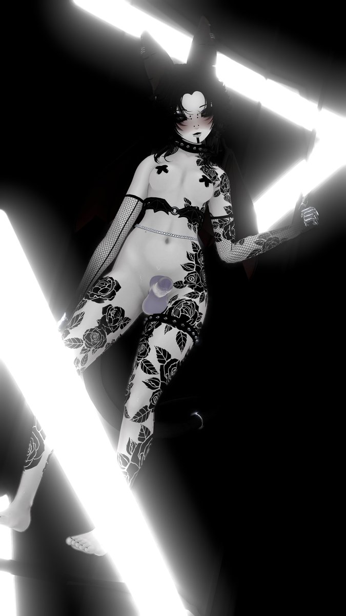 I haven't posted much of this one lately... So here! "Nothing like climbing through the lights in a darkness of some of these liminal places is there?~" <a href="/VrSilo/">Silo Mori VR - VRC Photographer</a> took these. #vr #vrc #vrchat #vrlewd #vr18 #virtual #virtualreality #vrporn #lewdtuber #vtuber #3d #hentai #anime