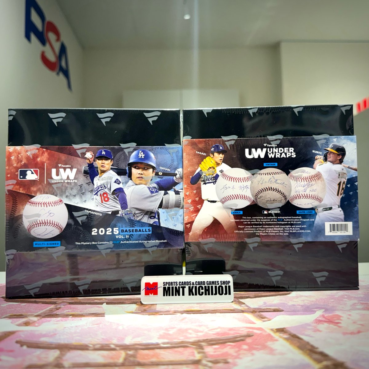 新商品入荷案内】 ⚾️MLB 2025 FANATICS UNDER WRAPS VOLUME 2 MLB