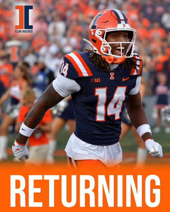 JWerner247's tweet image. NEWS: #illini star defensive back Xavier Scott is returning for the 2026 season, he announced

@mrwagner25 on what another star retention means for Illinois: 247sports.com/college/illino…
