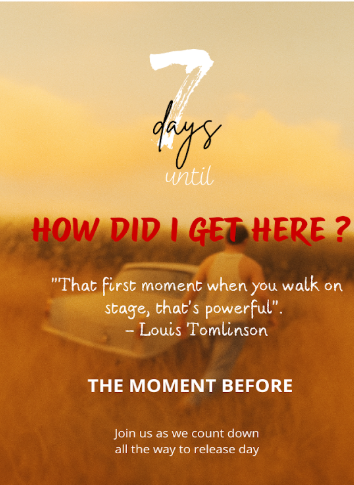1Dnews_Control's tweet photo. Day 7 — Today's theme is : Anticipation
Anticipation is the pause before the first note.
#28DaysCountdownToHDIGH #7DaysLeft #LouisTomlinson #HowDidIGetHere https://t.co/1sEbbyVg6z