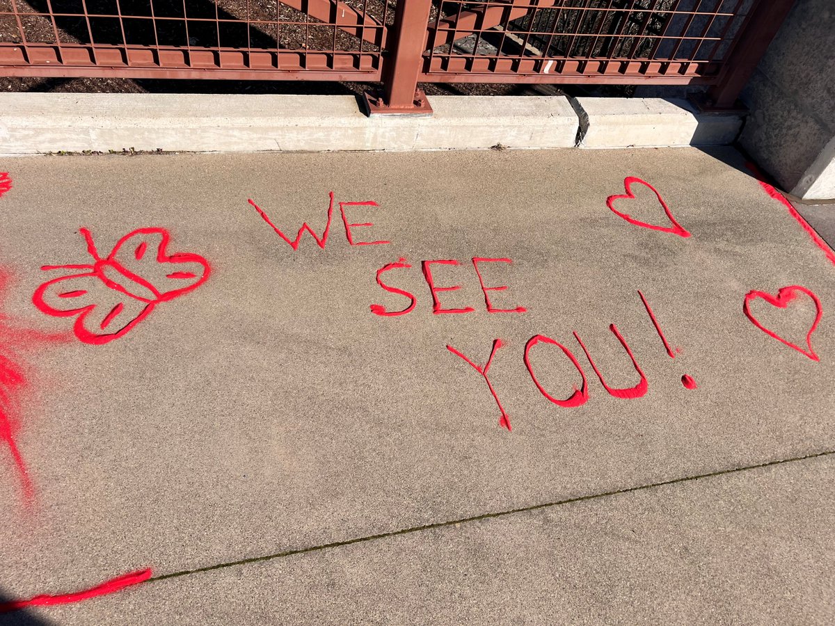 PlacerCA's tweet photo. Made possible through a strong partnership between #PlacerCounty and local community organizations, today's #RedSandProject event organized by our Children's System of Care brought dozens of participants together to pour red sand into sidewalk cracks—honoring the children and families whose lives are impacted by human trafficking. The red sand is a powerful reminder not to let anyone “slip through the cracks,” and to keep our community vigilant and informed. #RedSandPlacer