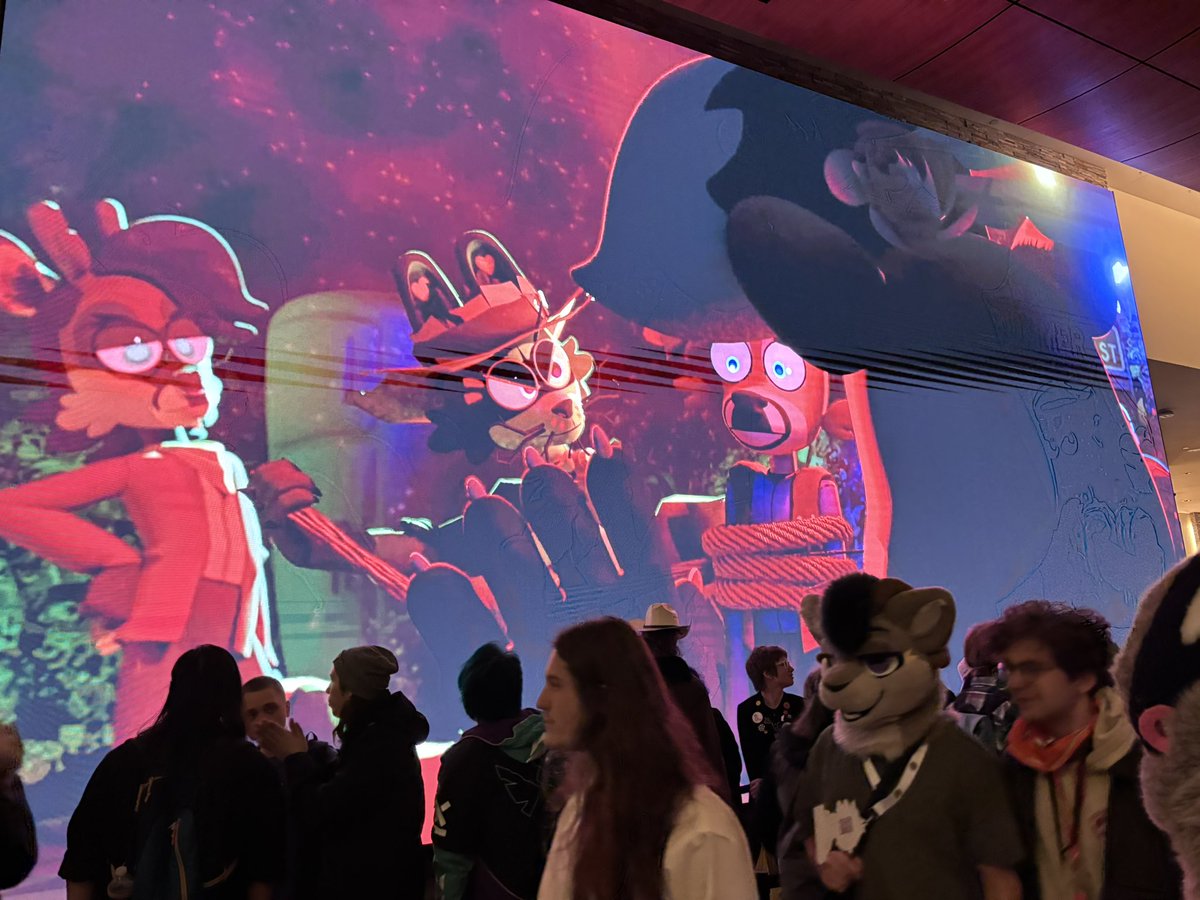 TheFast_Fox's tweet image. the big screen never fails to impress me #ANE #furry