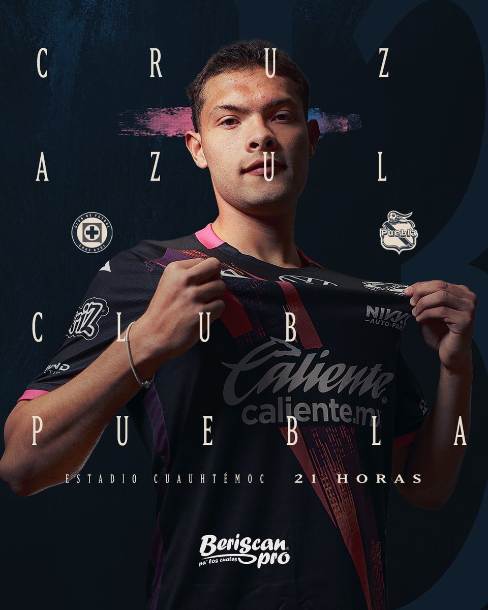 ClubPueblaMX's tweet photo. A veces pasan cosas mis Enfranjados y este fin de semana es con la Franja 💎 en el Cuauhtémoc 💪🏻😎 

El sábado es alentando al 🔵⚪️ ante nuestros invitados de la Máquina 🚂, no más porque me caen chido. 👊🏻

#LaFranjaNosUne🎽 https://t.co/2photfunFP