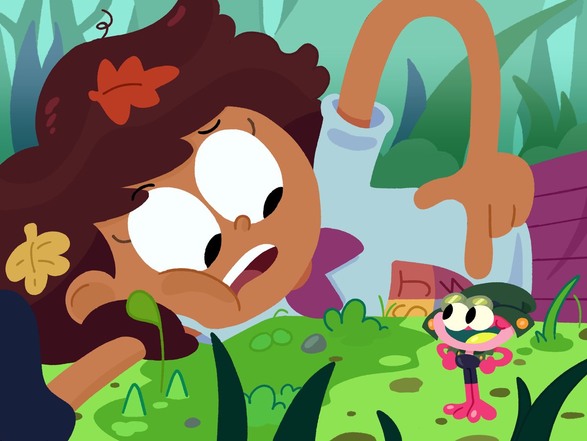 amphibia but the frogs are frog sized