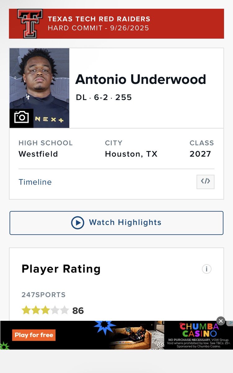 Antonio (TIGER) Underwood tweet media